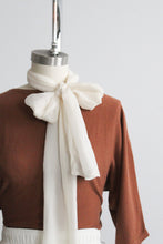 marshmallow silk scarf