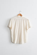 parchment silk button up