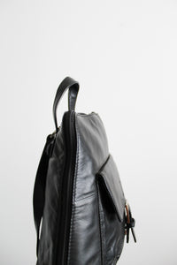eclipse leather backpack