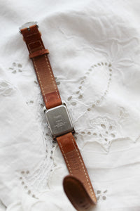 boulangerie leather watch
