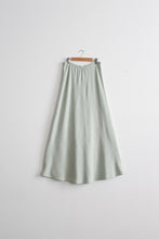seaglass linen maxi skirt