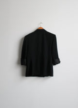 black wool blazer