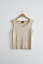 parchment knit tank