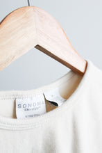 eggshell waffle cotton tee