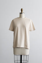 eggshell waffle cotton tee