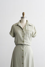 seaglass raw silk dress set
