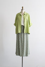 citrine linen work shirt