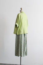 citrine linen work shirt