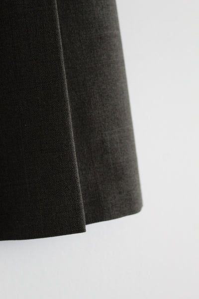 moss pleated skirt