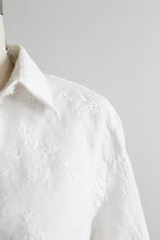 chamomile embroidered button up