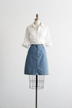 big sur denim skirt