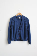 cobalt cotton cardigan