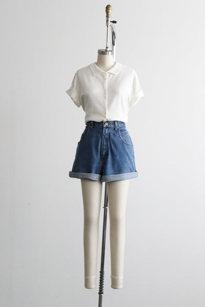 cliffside denim shorts