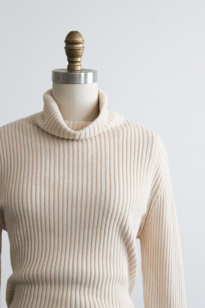 oatmilk cotton turtleneck