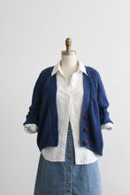 cobalt cotton cardigan