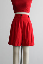 firevine linen shorts