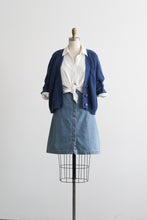 cobalt cotton cardigan