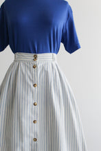 cornflower striped skirt