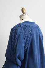 cobalt cotton cardigan