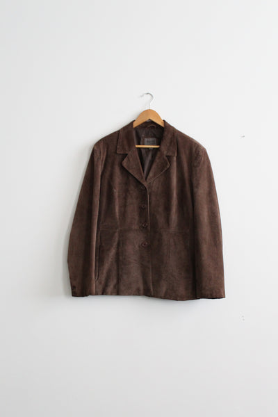 walnut suede jacket