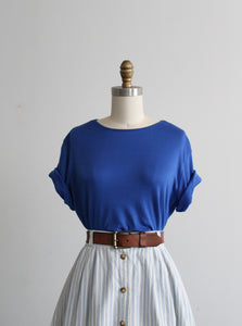 cobalt soft tee