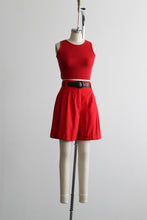 firevine linen shorts