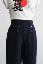 high rise sailor trousers