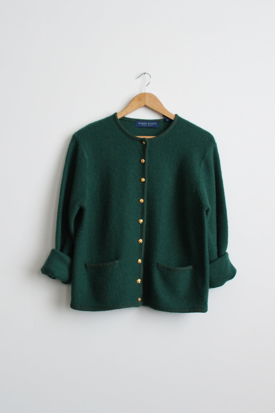 spruce wool cardigan