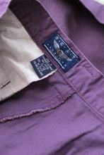 plum cotton shorts