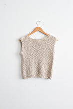 diamond knit vest