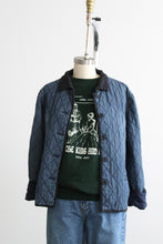 quilted denim jacket