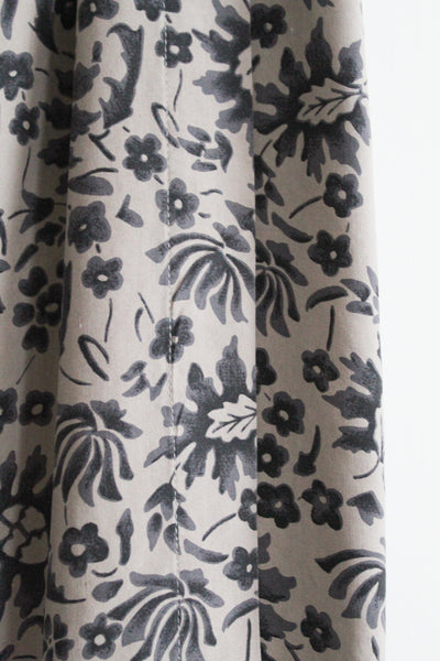 silk gardens midi wrap skirt