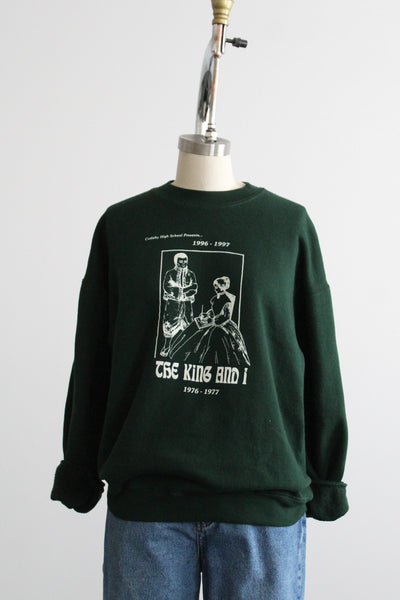 the king and i graphic sweatshirt