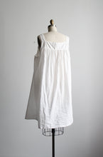 white cotton nap dress