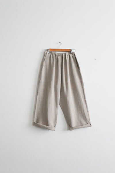 flax linen trousers