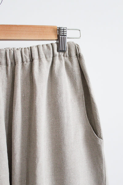 flax linen trousers