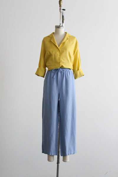 windwashed linen trousers