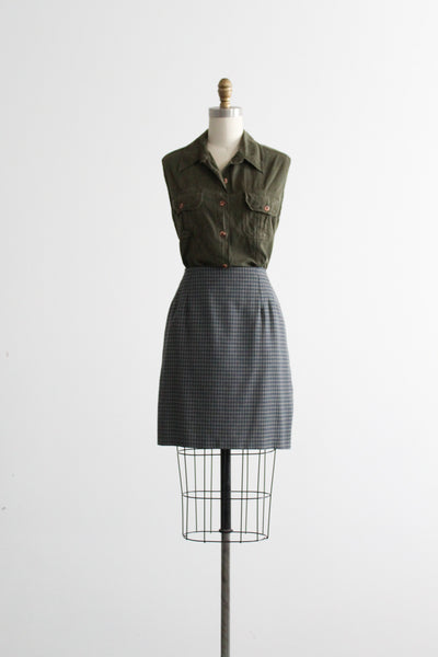 checkmate mini skirt