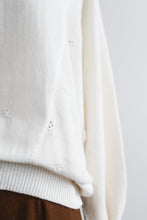 gardenia eyelet sweater