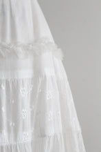 chamomile lace midi skirt