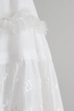 chamomile lace midi skirt