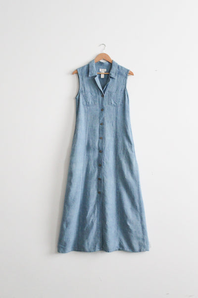 skyward linen maxi dress