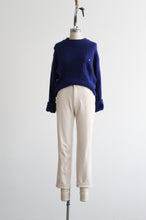 cobalt angora pullover