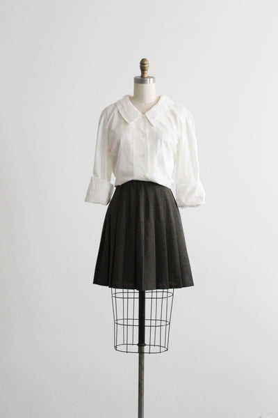 olivebranch pleated skirt