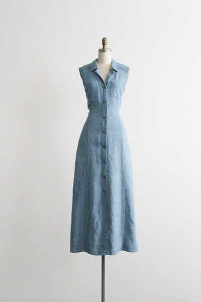 skyward linen maxi dress