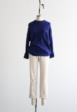 cobalt angora pullover