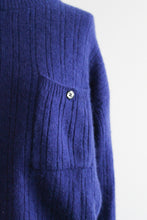 cobalt angora pullover