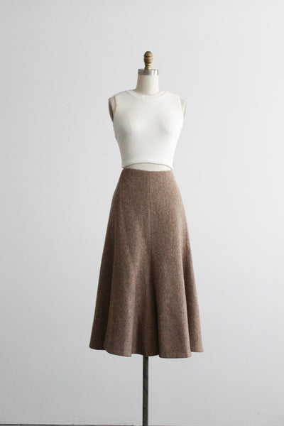 willowwood wool midi skirt