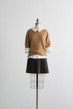 almond cotton pullover