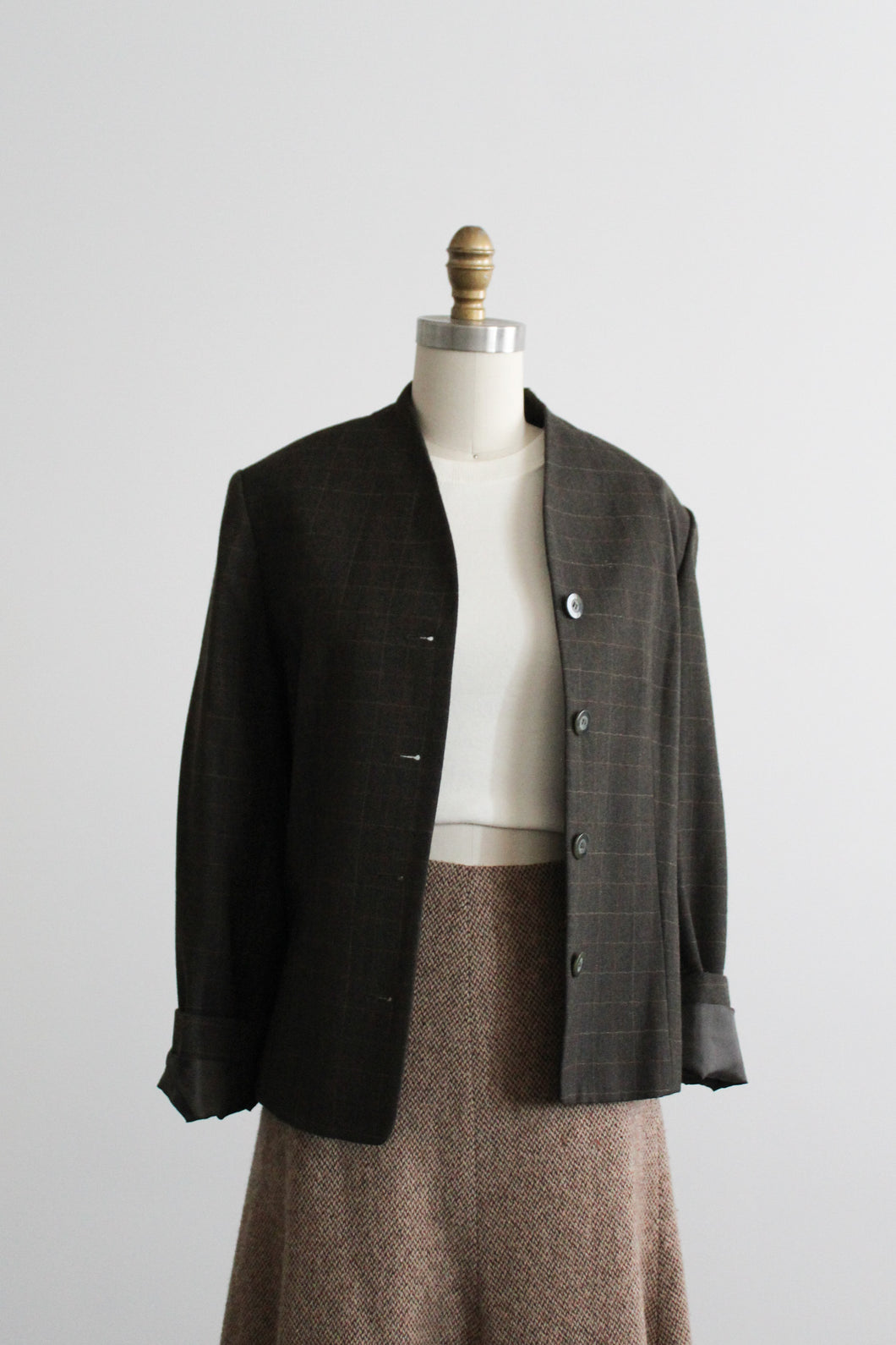 oxford wool blazer